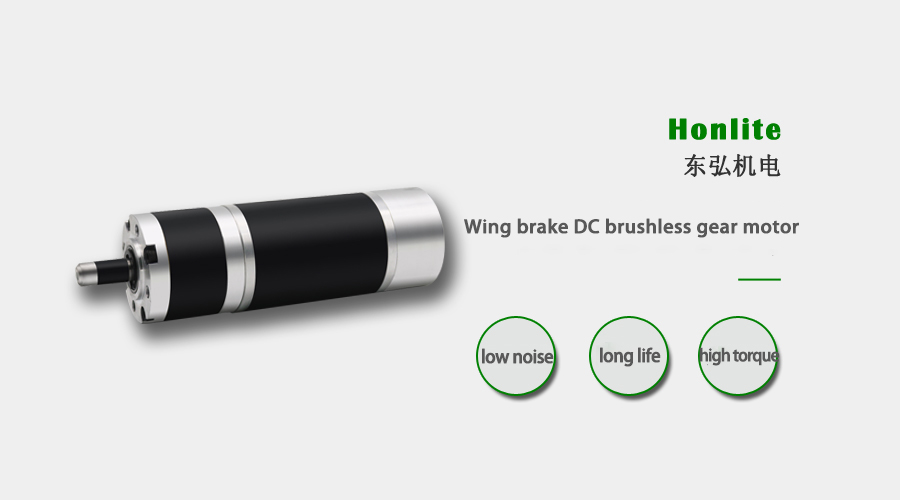 brushless gear motor for wing gate